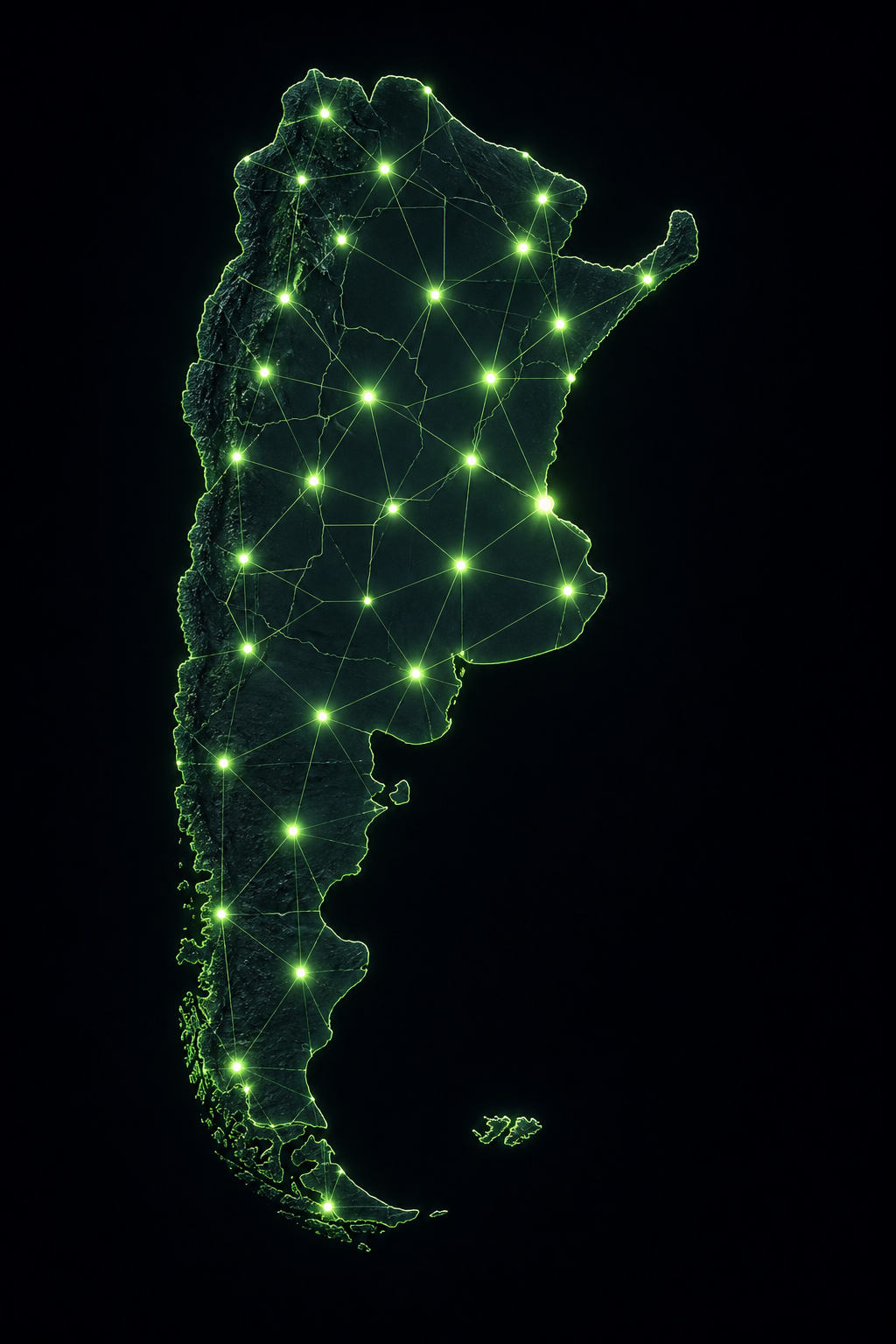 Mapa de cobertura nacional de Supernova